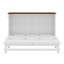 Commode lit escamotable grand Leshun avec station de charge et grand tiroir