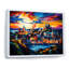 City Québec Popart, reproduction d'art sur toile-1053636639-1053636625