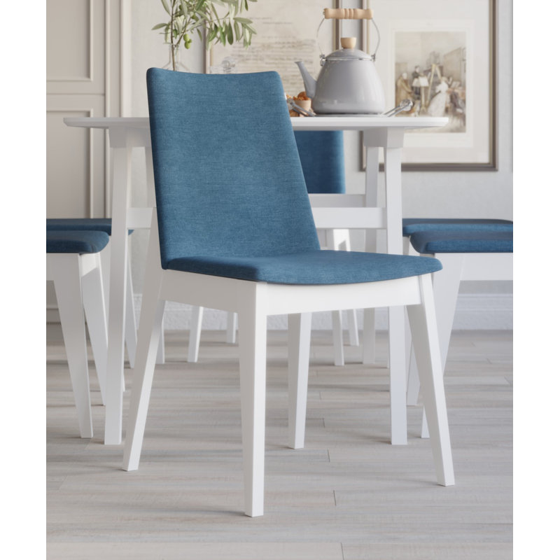 Fabric Linen Upholstered Parsons Chair