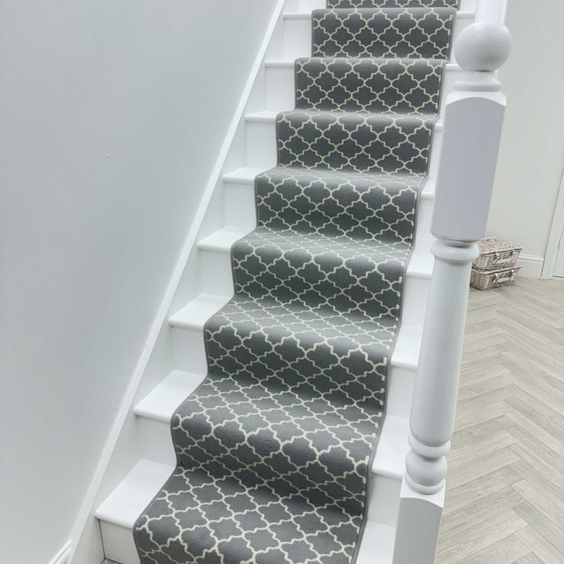 Stair Runner Geometric Area Rug, Runner 70 x 720 cm