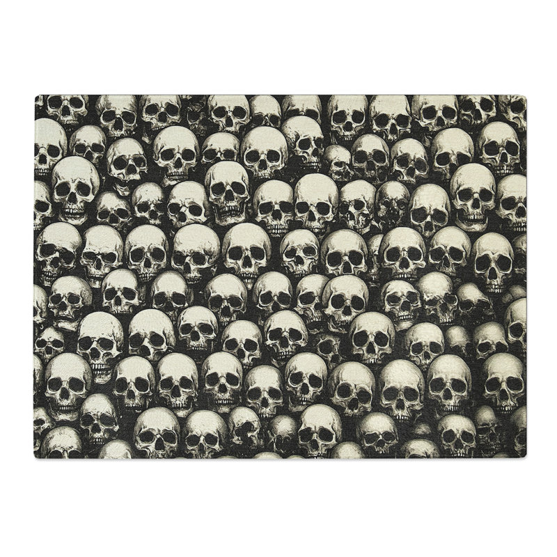 Skulls Vol.3  Glass Chopping Board