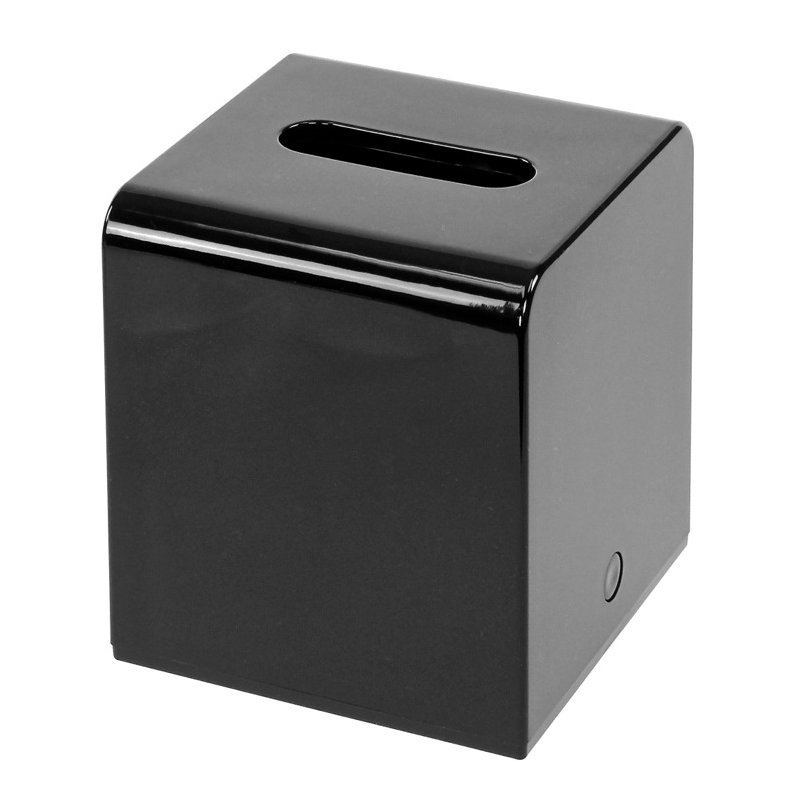 Housse pour boîte de tissu Leveille, Noir