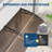 awning for door entrance, 40''x120''window awning canopy Exterior, UV Rain Snow Sunlight Protection door awning with Plastic Steel Bracket,Polycarbonate Cover, Brown Board-126155382