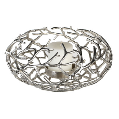 Twigs Metal Tabletop Candlestick