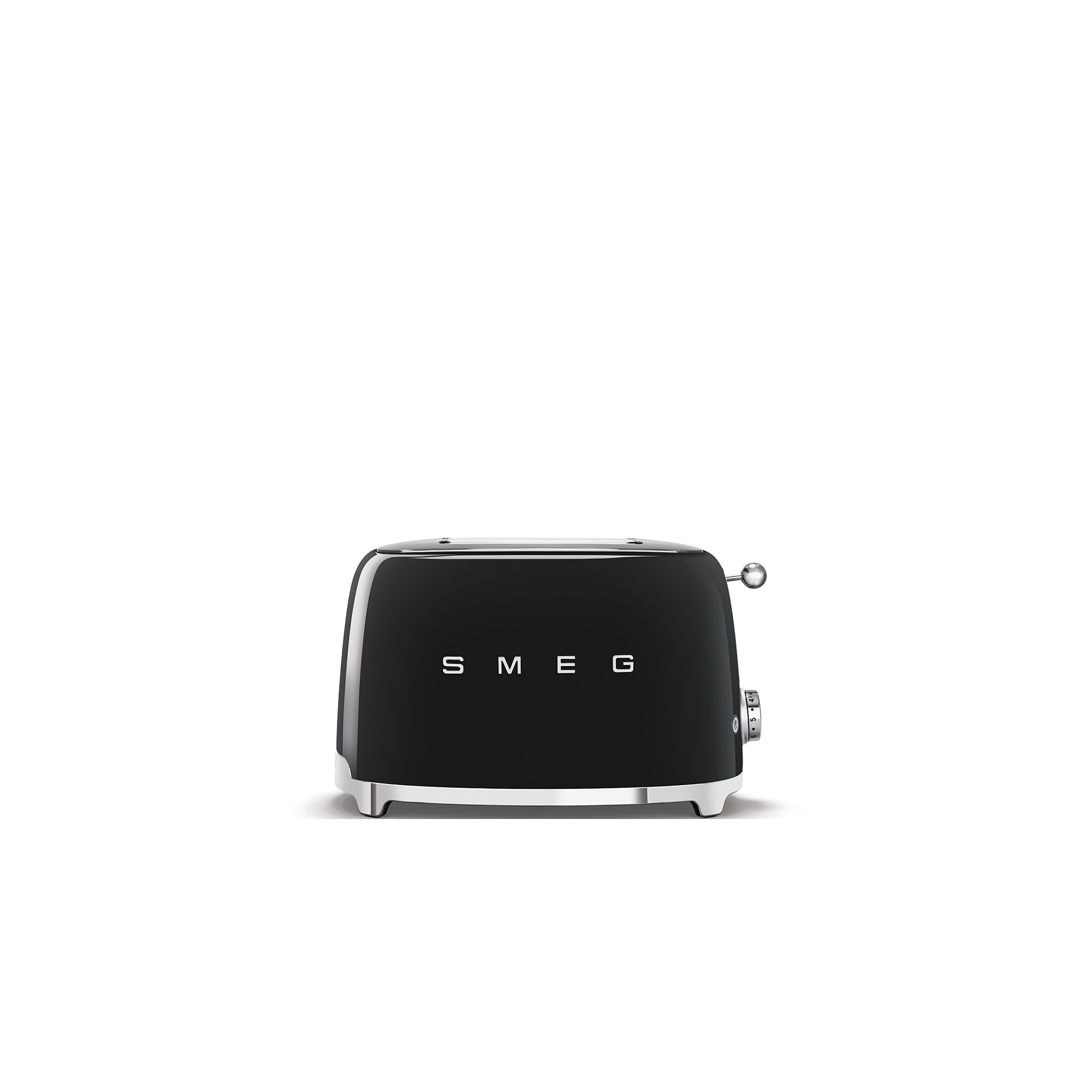 SMEG 50's Retro Style 2 Slice Toaster, Black