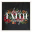 Ensemble d'art mural encadré «Cherish and Have Faith», ensemble de deux-2145850613-2145850612