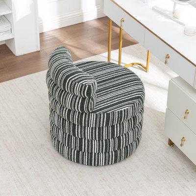 Chaise d'appoint rembourrée avec rangement