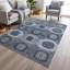 Tapis bleu intérieur / extérieur lavable à la machine Xhevrie-957145602