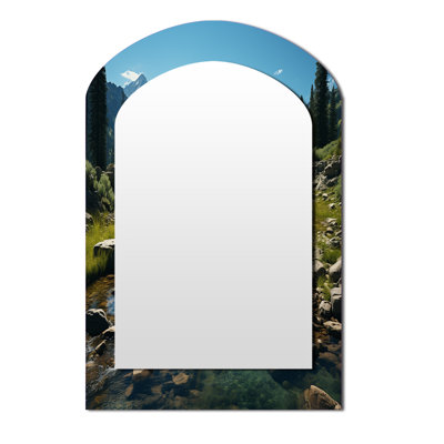 Midford - Miroir paysager en métal