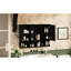 Armoire à pharmacie de 41 pouces avec miroir mural, 3 portes, tablettes réglables et rangement pour le salon