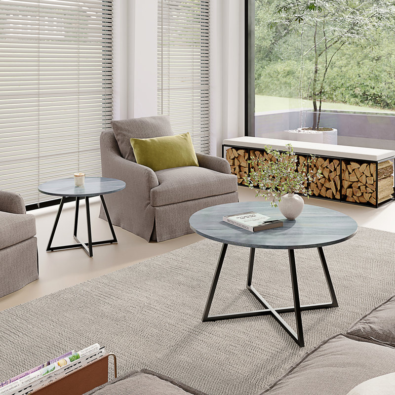Ensemble de tables basses gigognes Seiji