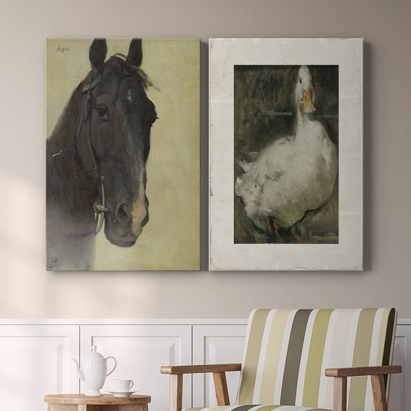 «LXV», reproduction d'art rétro sur toile tendue, prête à accrocher, H 18 po x l 24 po