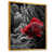 Toile avec cadre flottant or