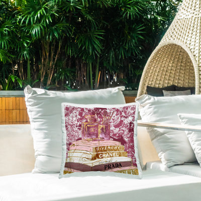 Coussin d'extérieur Stupell Industries Glam Designer