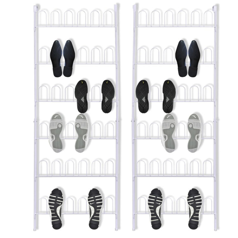 18 Pair Flip Down Shoe Storage