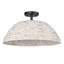 Plafonnier semi-encastré 3 lumières 18,75 po Yelverton-1267433562