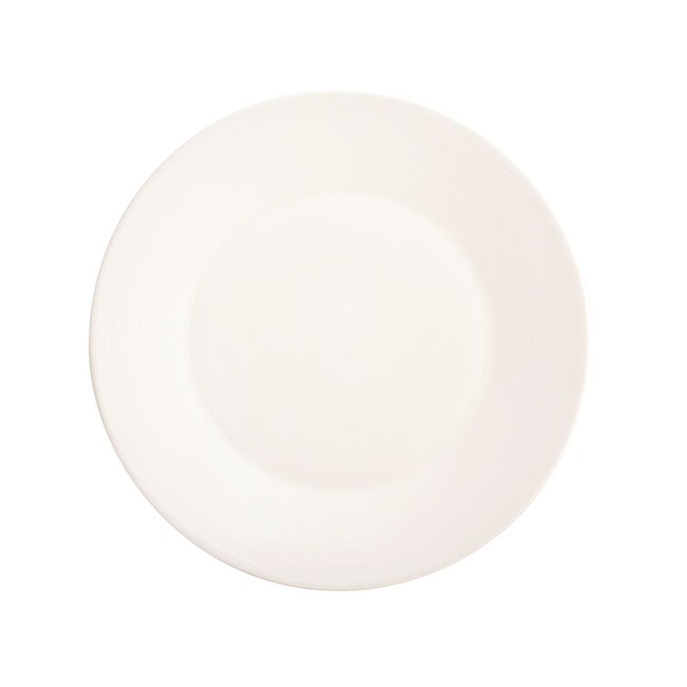 Fairmont and Main Ltd White Linen 27cm Dinner Plate | Wayfair.co.uk