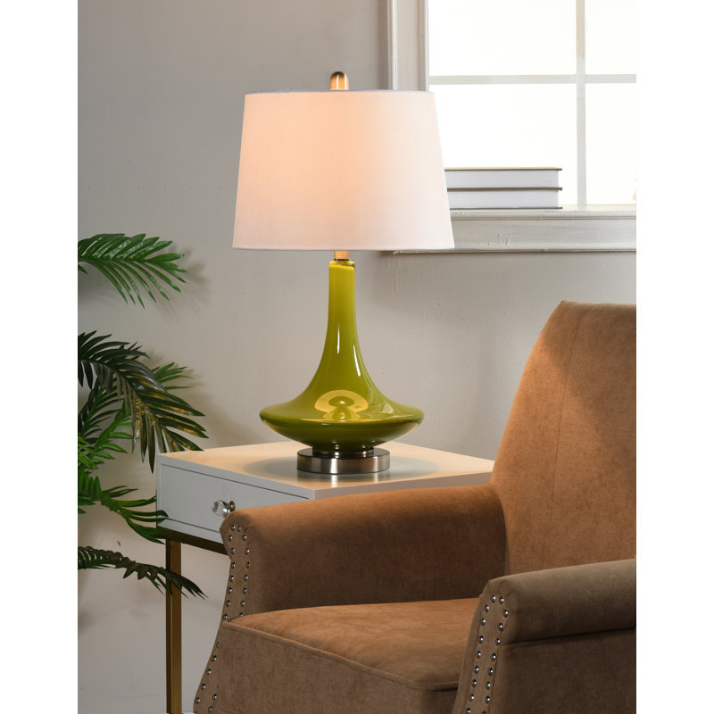 Lampe de table 26 po Beresford, Vert