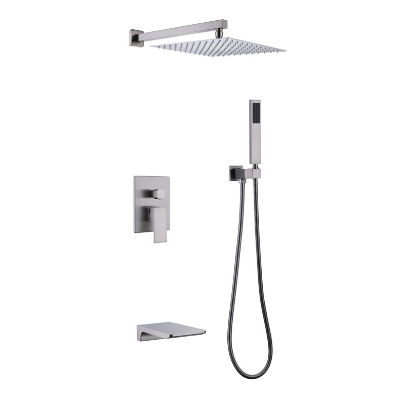Kala Full/Standard Adjustable Shower Head, Brushed Nickel