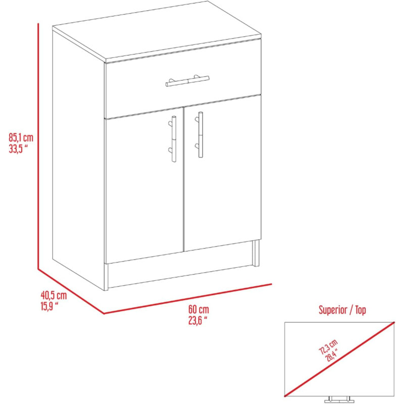 Armoire garde-manger avec un tiroir