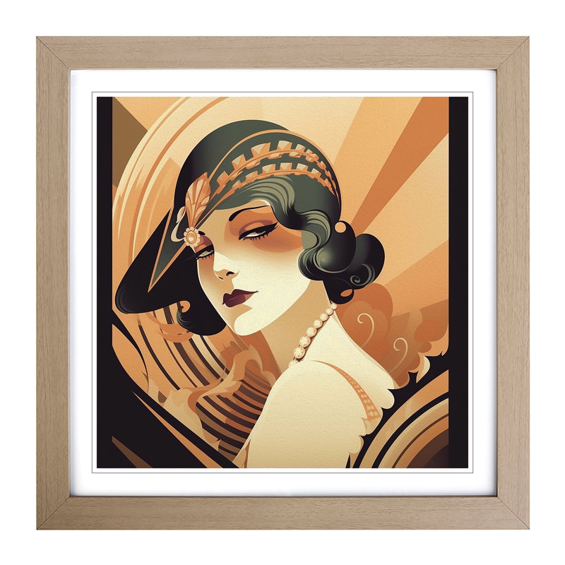 Single Picture Frame Print on Wood, Oak