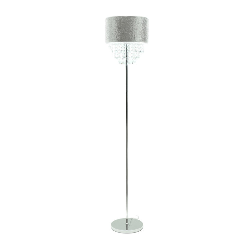 Sandridge 159.5cm Polished Traditional Floor Lamp, Without Bulb