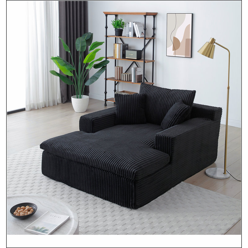 Chaise longue, méridienne surdimensionnée, canapé-lit rembourré, canapé-lit, chaises de lecture, coussins moelleux en fausse fourrure, nuage, canapés pour le salon