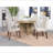 Larrabee Mango Brown Round Dining Table