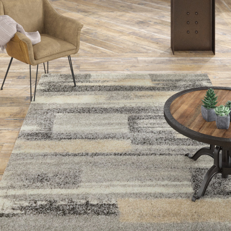 Tapis gris anthracite Donna, Rectangle 7 pi 10 po x 11 pi 2 po