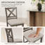 Tabouret de bar rembourré de 26 po en bois massif-397849341-397849089