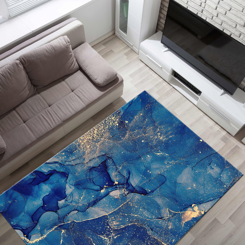 Chic Non Woven Thin Type Printed Rug with Intricate Floral Design and Border Detailing in Warm Tones Ideal for Adding a Touch of Sophistication to Any Living Space