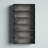 Distressed Metal 6‑Tier Wall Shelf