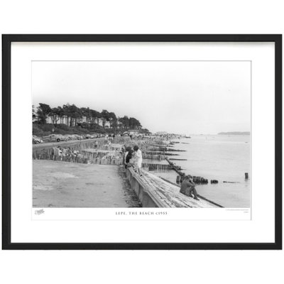 Lepe, The Beach C1955 by Francis Frith - Single Picture Frame Print