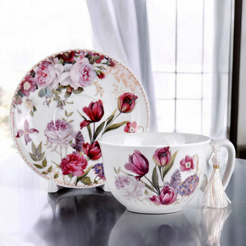 Tulip Tea/coffee Set In A Gift Box