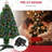 2.5Ft Tall Pre-Lit Douglas Fir Tabletop Artificial Christmas Tree With Realistic Branches, Fibre Optic LED S And 85 Tips,