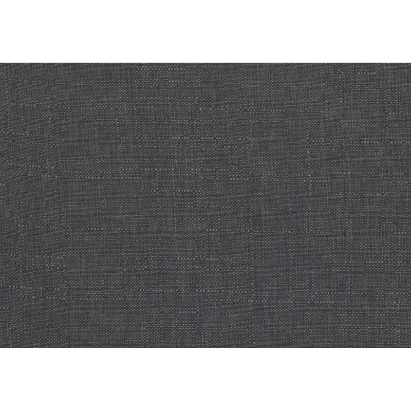 Chaise d'appoint rembourrée en tissu 1pc, Gris foncé