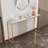 Hudsen 47.2'' Stone Top Console Table