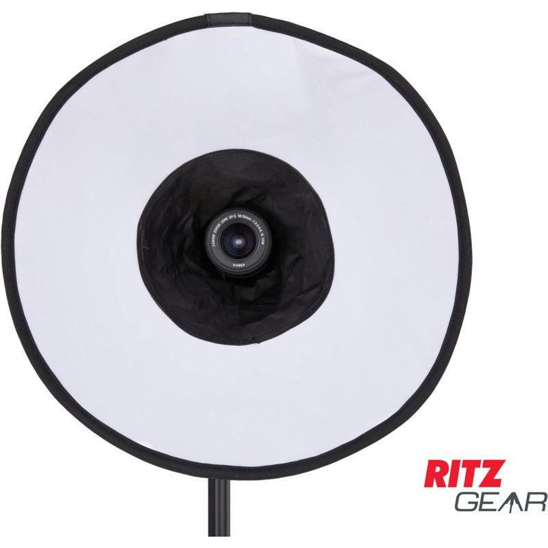 Diffuseur de flash annulaire magnétique pliable RitzGear