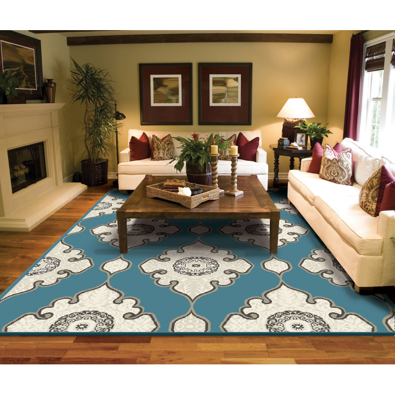 Tapis noir délavé Fabron, Rectangle 8 pi x 10 pi