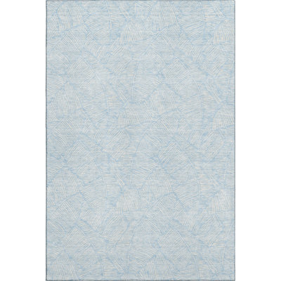 Premium Machine Washable Prisco Sky Rug