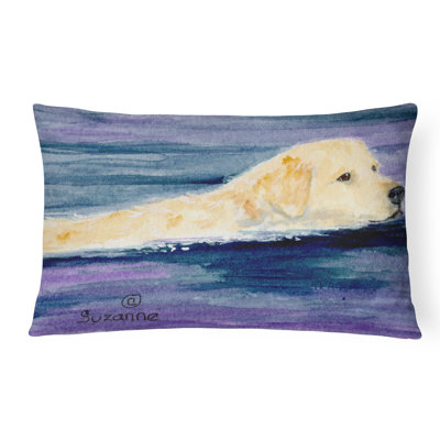 Golden Retriever Indoor/Outdoor Throw Pillow