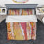 Bois naturel orange Glam - ensemble de housse de couette traditionnel - microfibre de polyester-38757420