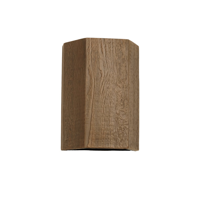 Osterhoudt Ceramic Outdoor Wall Light, LED Bulb Included, 15" H x 11" W x 6.5" D