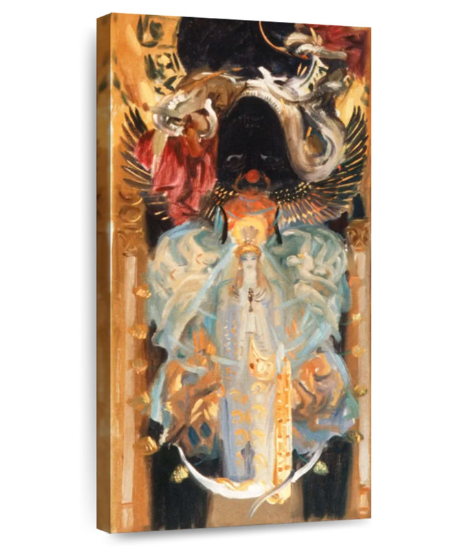 Astarte 1890-1895, H 24 po x l 12 po