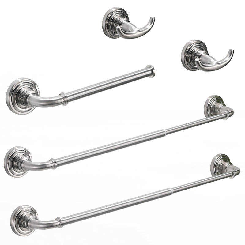 Porte-serviettes, Nickel brossé