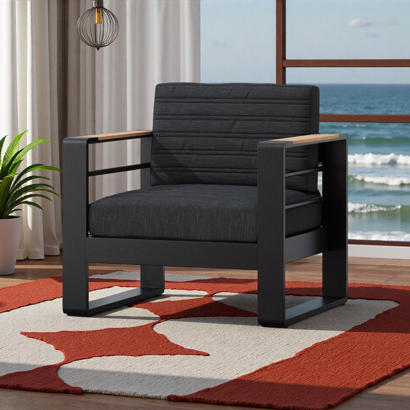 Fauteuil club, Noir