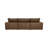 Hadleigh Brown Leather Modular Sectional