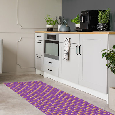 Tapis de zone mauve shiba shiba