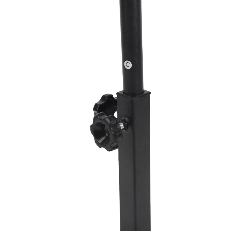 Metal Base Computer Desk, Black