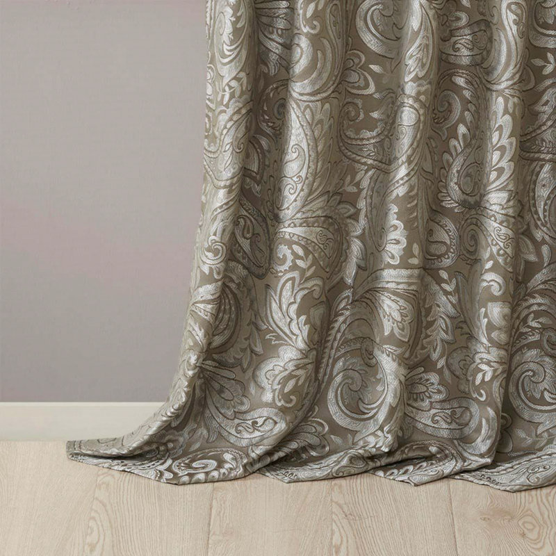Jacquard Curtain Panel Pair (2 Pcs Window Panels)